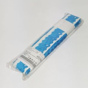 Bordado em Peca Fib.Sint.Ref.100853 Turquesa C/13,7Mts Bordado em Peca Fib.Sint.Ref.100853 Turquesa C/13,7Mts