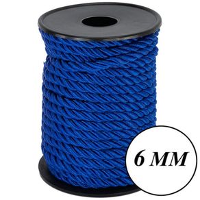 Cordao Sao Francisco 6Mm Azul Royal 10Mt Cordao Sao Francisco 6Mm Azul Royal 10Mt