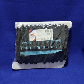 Franja Tipo Pom/01 011 Preto 10Mt