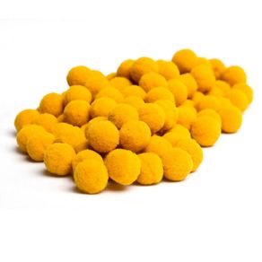 Pompom-S 14Mm 110 Amarelo Ouro C/100Und