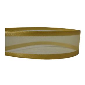 Fita Zc Voal C/Cetim N.009 228 Ouro 10Mt