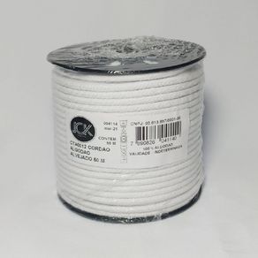 Cordao Algodao Cta0012 Bco 50Mt