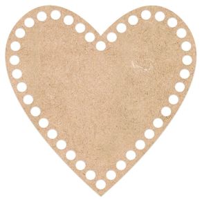 Base Croche 3Mm Coracao 15Cm Und