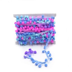 Pompom Luli 7Mm Mult Claro 10Mt