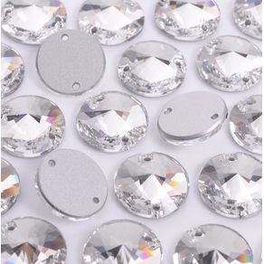 Chaton Rivolli 2F 8Mm Crystal C/20Und Chaton Rivolli 2F 8Mm Crystal C/20Und