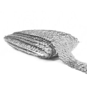 Passam Elast/Paete 70065/8Cm Prata Mt