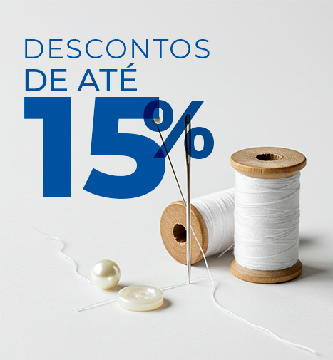 15% de desconto