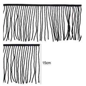 Franja Micanga 15Cm 151352 Preto Mt Franja Micanga 15Cm 151352 Preto Mt