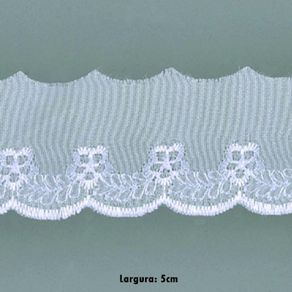 Bordado em Organza Ref.002 001 13,7Mts