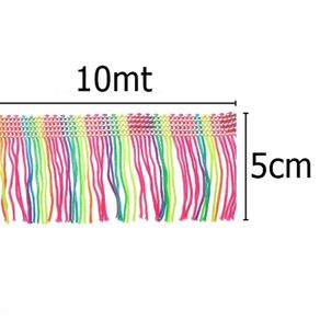 Franja 05Cm Cor Mult 10Mt Franja 05Cm Cor Mult 10Mt