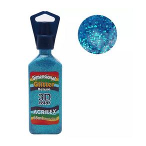 Tinta Dimensional Glitter N.211 Azul Turquesa