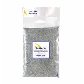 Glitter Met 100G 10 Prata
