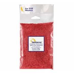 Glitter Met 500G 110 Vermelha