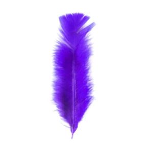 Pena de Galinha Roxo C/10Und