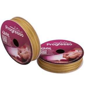 Fita Zc Voal C/Cetim N.001 228 Ouro 10Mt