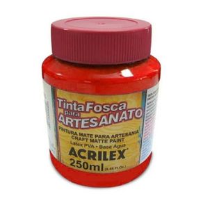 Tinta Fosca P/Artes 250Ml 507 Verm.Fogo