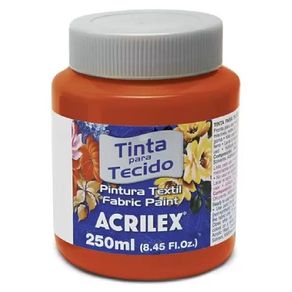 Tinta Tecido Fosca 250Ml N.507 Vermelho Fogo