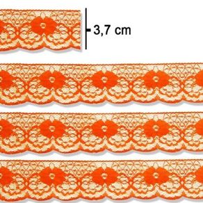 Renda Rigida 900 Pa 37Mm N.37 40 Larana Neon C/50Mt