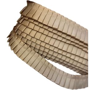 Fita Drapeada 25Mm Cor 28 Bege C/9,14Mt