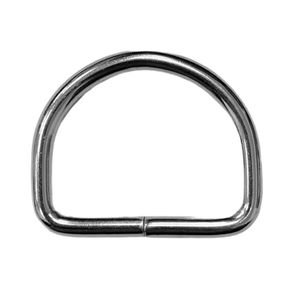 Meia Argola 30Mm Niquel 10Und