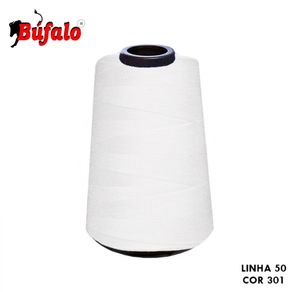 Linha 50 3000M Cor 301 Branco Tfo 100%Pol.