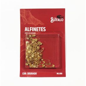 Alfinete de Seguranca N.000 100Und Dourado