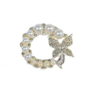 Broche Perola/Strass 153686 Niq Und