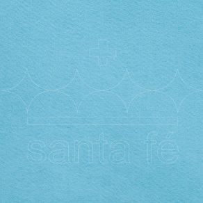 Feltro Sta Fe 50X70 Liso 93 Azul Baby