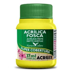 Tinta Acrilica Fosca 504 Amarelo Limao 37Ml Tinta Acrilica Fosca 504 Amarelo Limao 37Ml