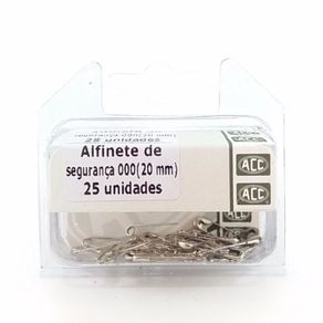 Alfinete Seguranca 000 20Mm 25Und Aconiq Bl