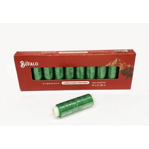 Linha P/Costura 100Jds 214 Verde Bandeira C/10Und