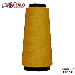 Linha P/Costura 1500Mt 136 Mostarda
