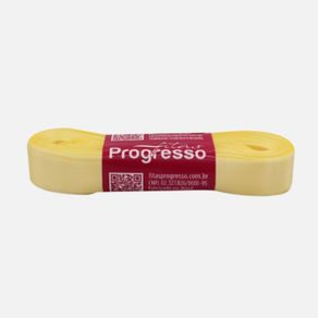 Fita Cetim Progresso N.5 1389 Amarelo Bb 10Mt