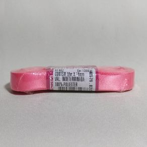 Fita Cetim Progresso N.2 1388 Rosa Camelia 10Mt