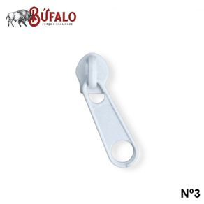 Cursor N.3 Bco S/Trava de Desl P/Ziper de Nylon 1000Und