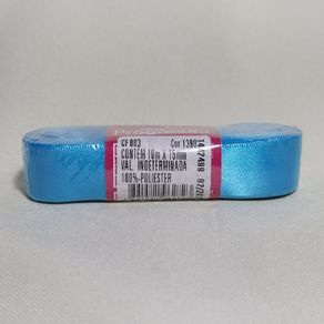 Fita Cetim Progresso N.3 1390 Azul Medio 10Mt