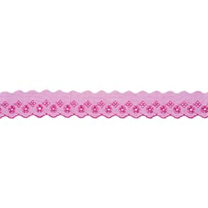 Bordado Ingles Bp065 5,0Cm 008 Pink 5Cm 13,70Mt