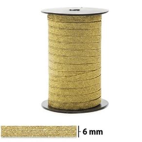 Elastico Metalizado 12 Ouro