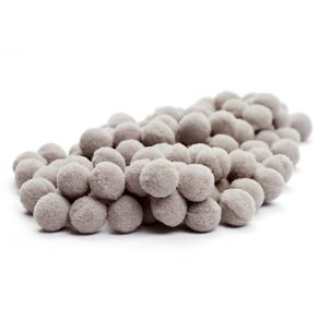 Pompom-S 14Mm 300 Cinza Prata C/100Und