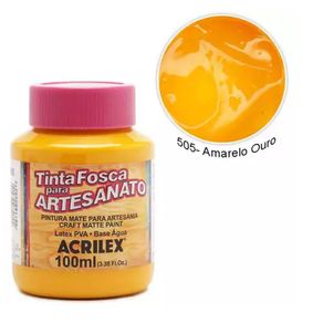 Tinta Fosca P/ Artes 37Ml 505 Amar.Ouro
