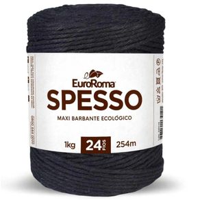 Euroroma Spesso 4/24 1 Kg 250 Preto 254Mt Und
