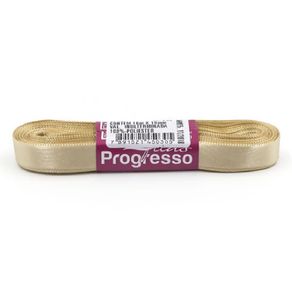 Fita Cetim Progresso N.2 236 Bege 10Mt