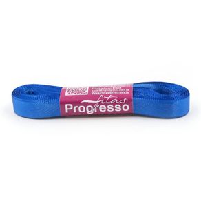 Fita Cetim Progresso N.2 214 Azul Royal 10Mt