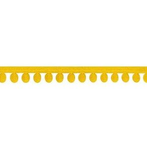 415 Passam. Pom Pom P Cetim 101 Amarelo 5Mt