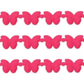408 Passam Borboleta Cetim 5Mt 122-Pink