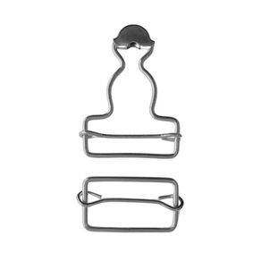 Fivela Jardin 30Mm Niquel 10Und