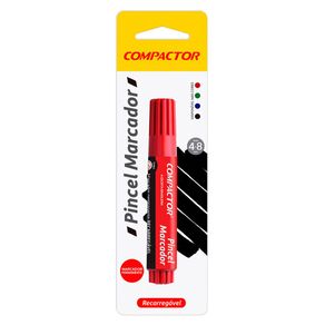 Pincel Marcador Bl/1 Vermelho
