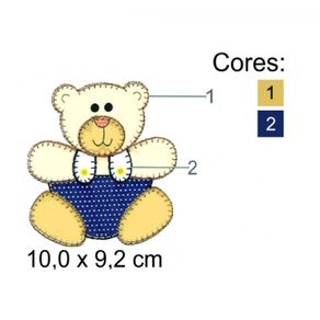 Aplic. Bord. M Urso Macacao 4221 Und