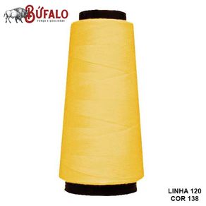 Linha P/Costura 1500Mt 138 Amarelo Medio
