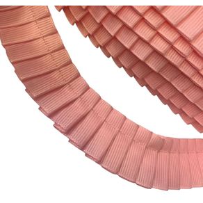 Fita Drapeada 25Mm Cor 4 Rosa Bb C/9,14Mt